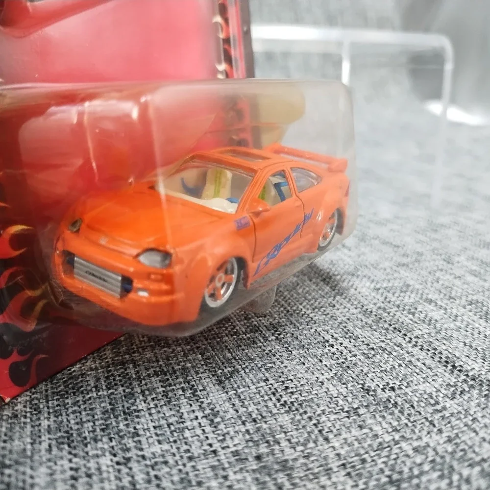 LOT OF 2 Motorworks Diecast Tuner Series 1 Honda Civic Si Yellow & Orange NIB